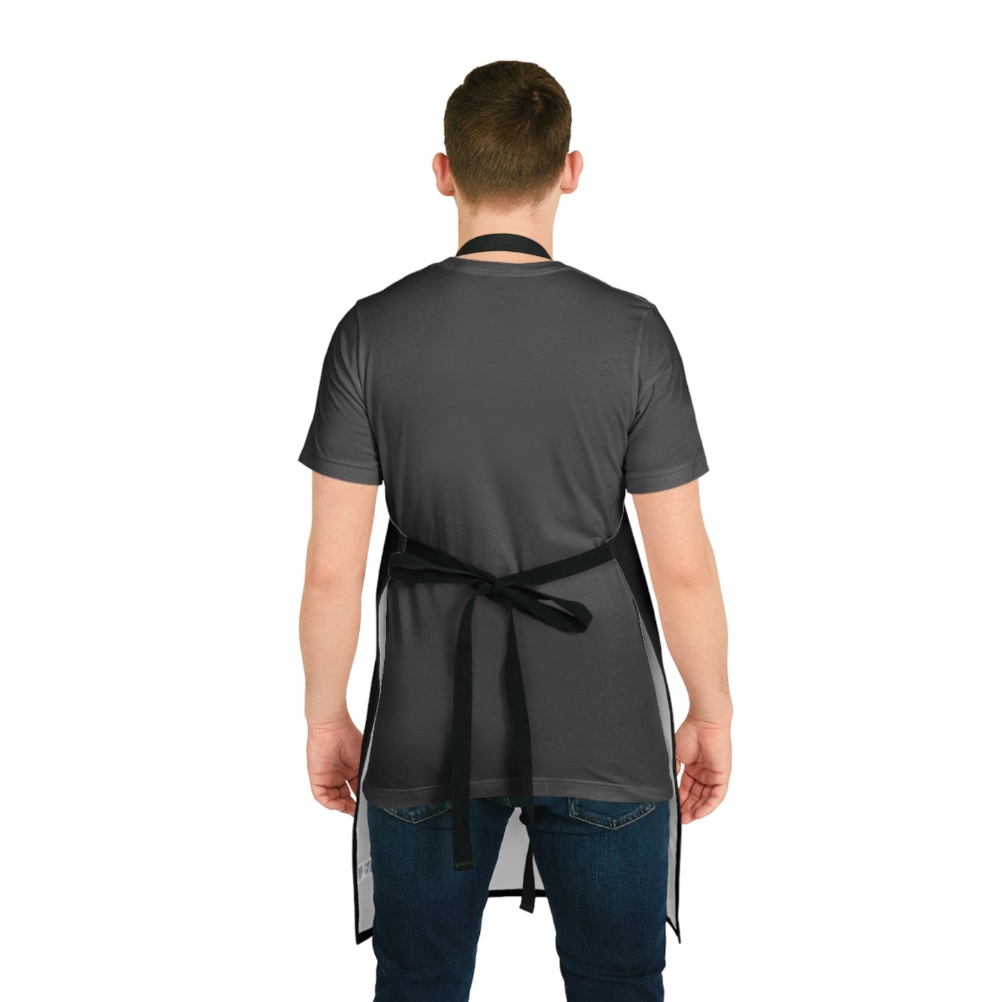 MY DOG AND I TALK CRAP ABOUT YOU- Apron (AOP) (BLACK)