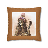 WILD SOUL- Bohemian Design Square Pillowcase (COVER ONLY) - Artistic Home Decor