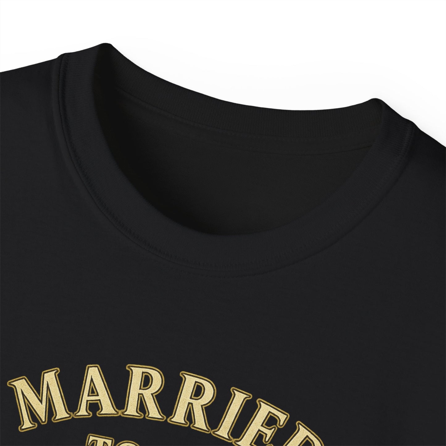 MARRIED TO THE HUSTLE- T Shirt (Variety Of Dark Colors) "Committed To The Grind"