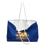 I'M HERE FOR THE COCKTAILS- Weekender Bag (BLUE)