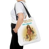 SAVING THE ECONOMY- AOP Tote Bag (white)