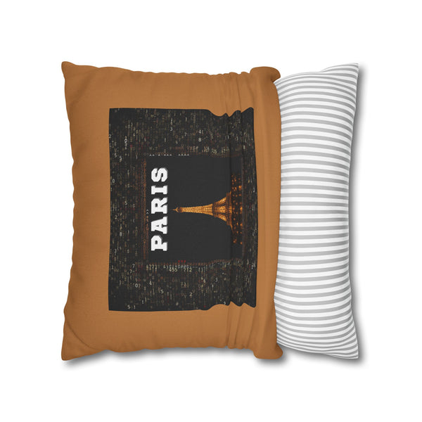 PARIS LIGHTS- Bohemian Design Square Pillowcase (COVER ONLY) - Artistic Home Decor