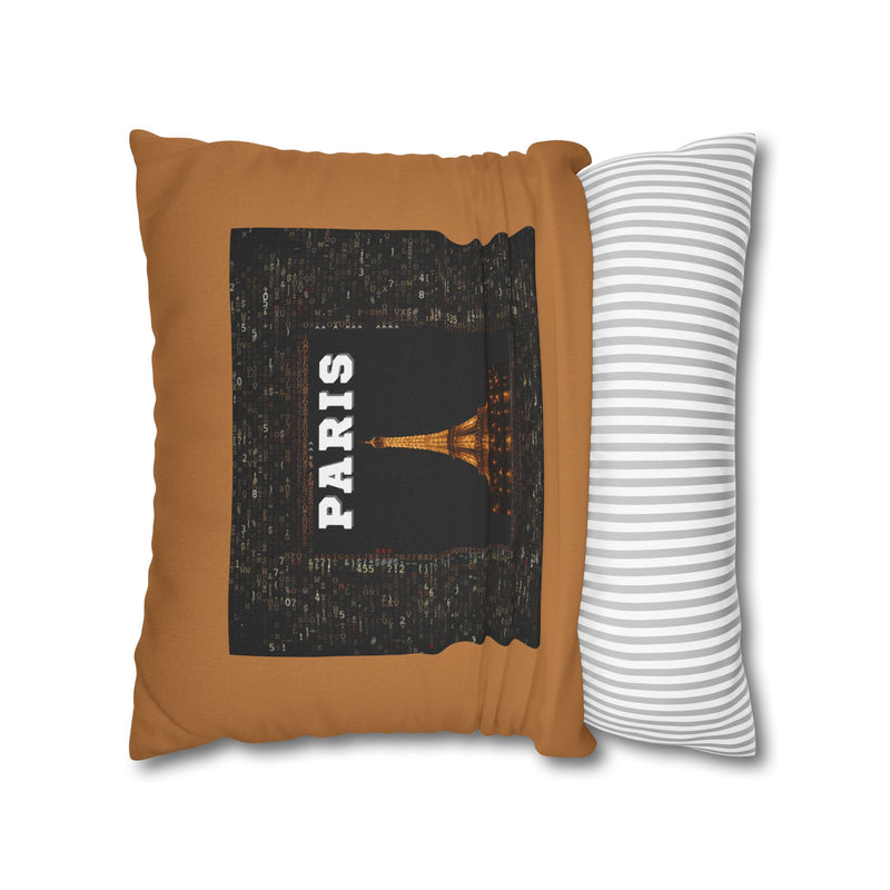 PARIS LIGHTS- Bohemian Design Square Pillowcase (COVER ONLY) - Artistic Home Decor