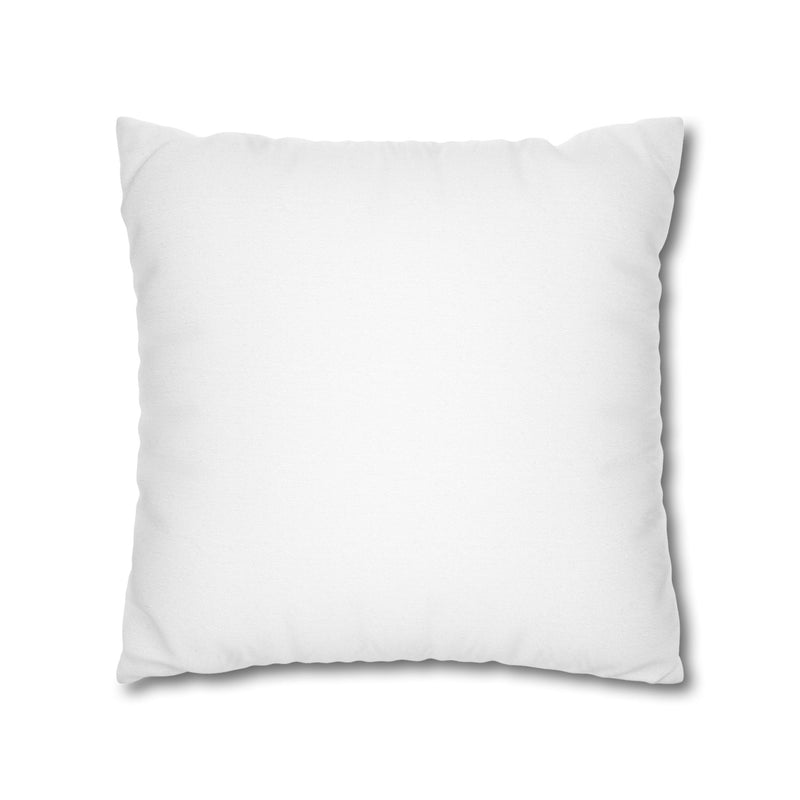WILD SOUL (white)- Bohemian Design Square Pillowcase (COVER ONLY) - Artistic Home Decor