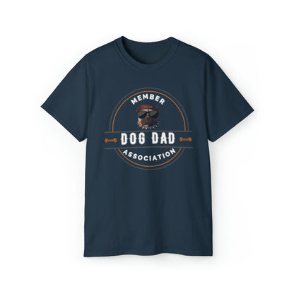 DOG DAD ASSOCIATION- T Shirt (VARIETY OF COLORS)