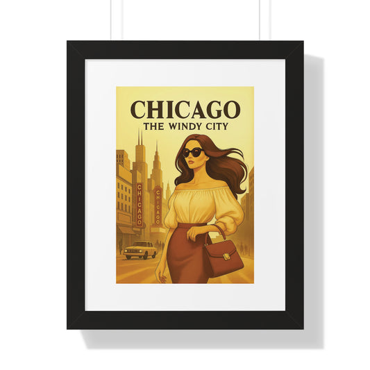 CHICAGO-THE WINDY CITY -“Modern Wall Art With Aesthetic Vibes”