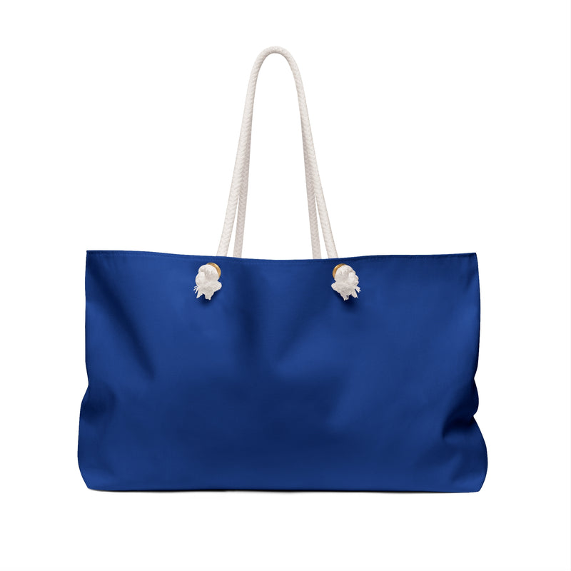 I'M HERE FOR THE COCKTAILS- Weekender Bag (BLUE)