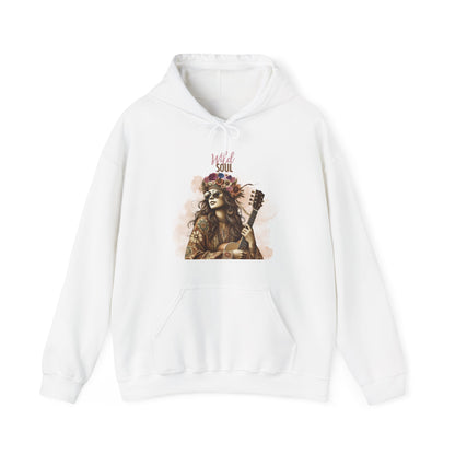 WILD SOUL- Unisex Heavy Blend Hooded Sweatshirt (VARIETY OF COLORS) “Stay Wild Hoodie — Cozy Boho Top Pick Streetwear”