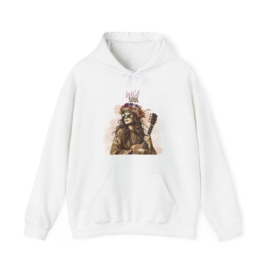 WILD SOUL- Unisex Heavy Blend Hooded Sweatshirt (VARIETY OF COLORS) “Stay Wild Hoodie — Cozy Boho Top Pick Streetwear”