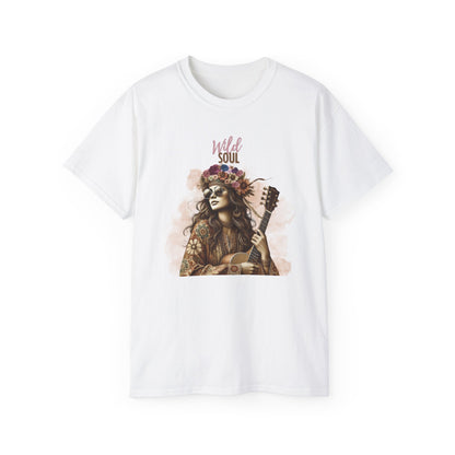 WILD SOUL - T Shirt! “Wander In Style-Boho Cool, Everyday Wear”