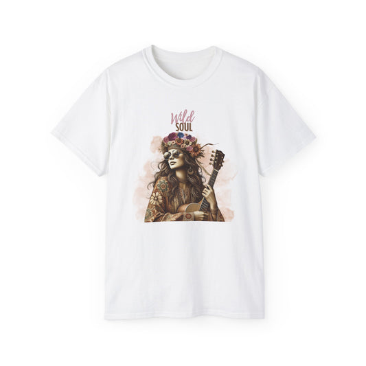 WILD SOUL - T Shirt! “Wander In Style-Boho Cool, Everyday Wear”