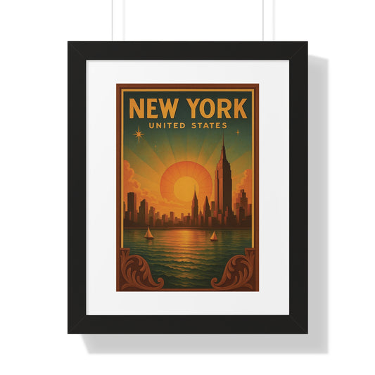 NEW YORK AT DUSK - “Wall Art That Slays - Great for  Chic Interiors”