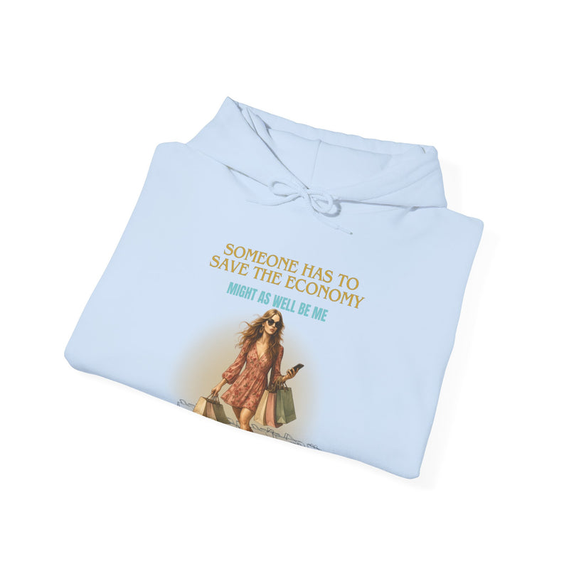 SAVING THE ECONOMY- Unisex Heavy Blend Hooded Sweatshirt (VARIETY OF COLORS)