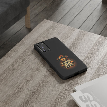 King of Bad Decisions-Tough Phone Cases - Fits Most Phone Sizes!! (BLACK) "The Self Awareness Phone Case"  Great Gift Ideas!