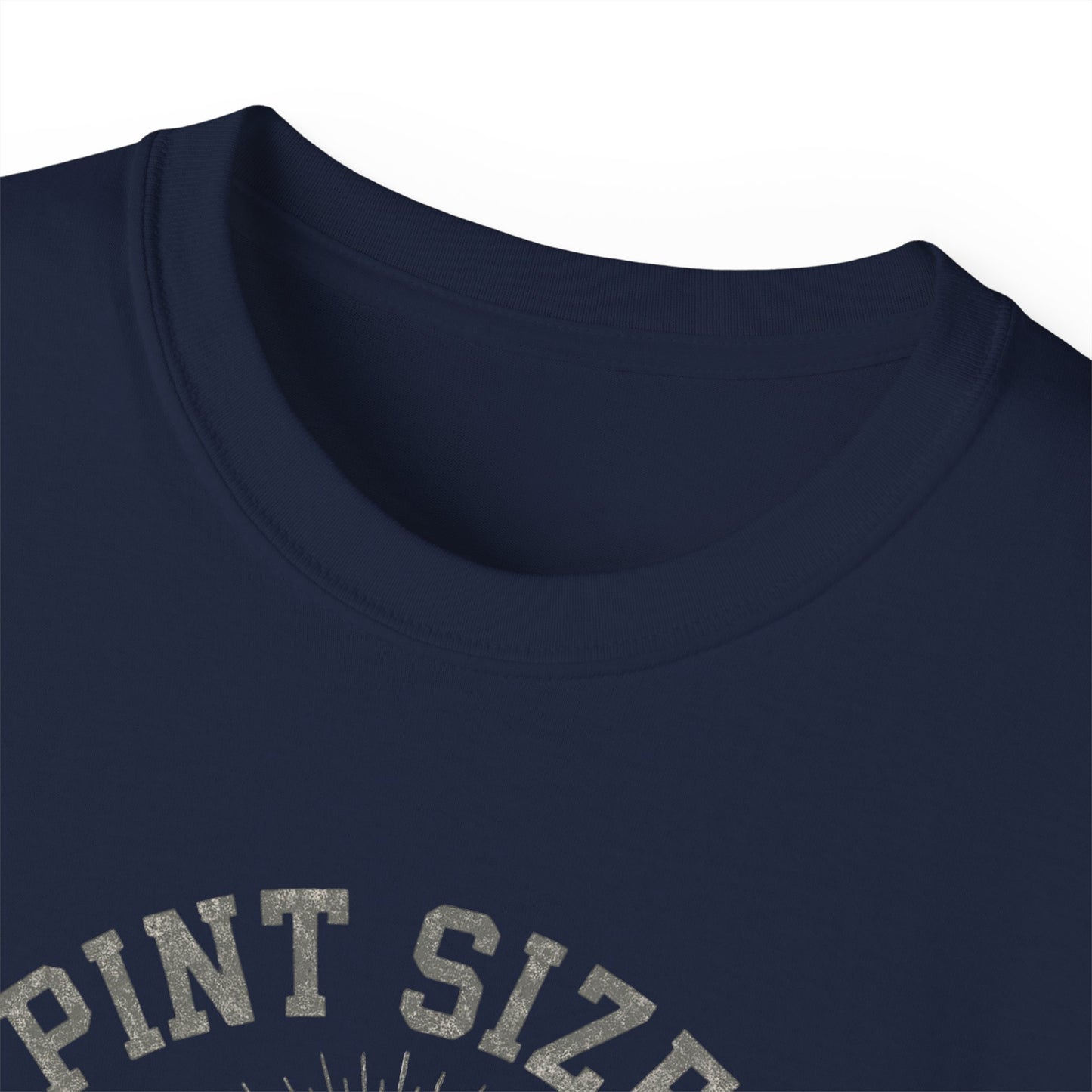 PINT SIZED CRAFT BEER CRUSADERS- T Shirt (variety Of Dark Colors) "Built By Hops, Fueled By Pints"