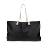 I'M HERE FOR THE COCKTAILS- Weekender Bag (BLACK)