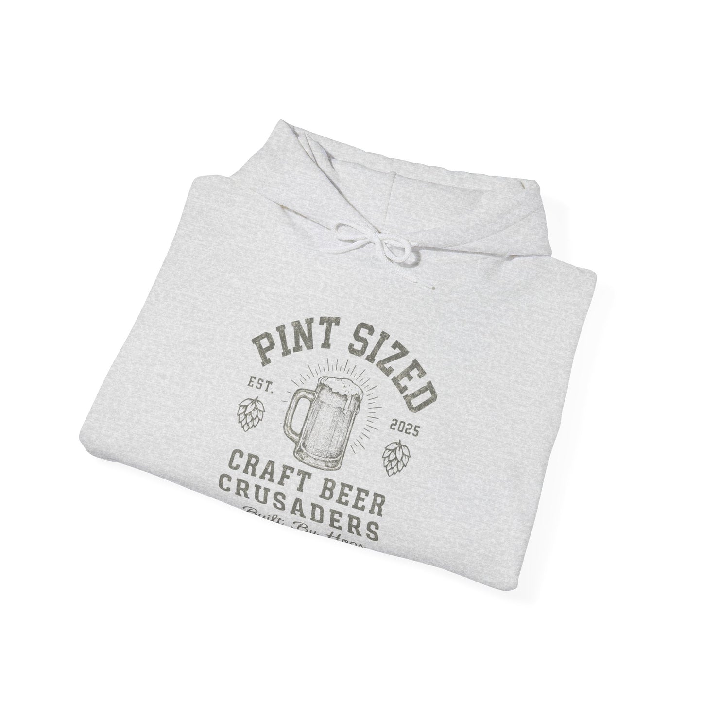 PINT SIZE CRAFT BEER CRUSADERS- Unisex Heavy Blend Hooded Sweatshirt