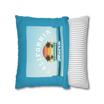 CALIFORNIA RETRO- Bohemian Design  18 x 18  Pillowcase