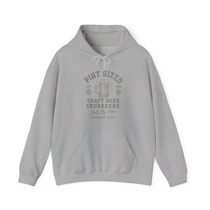 PINT SIZE CRAFT BEER CRUSADERS- Unisex Heavy Blend Hooded Sweatshirt
