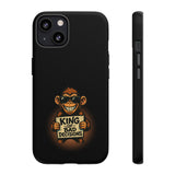 King of Bad Decisions-Tough Phone Cases - Fits Most Phone Sizes!! (BLACK)