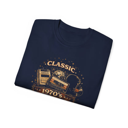 CLASSIC 1970'S-WHEN KIDS WERE COOL - T-Shirt (BLACK OR NAVY)