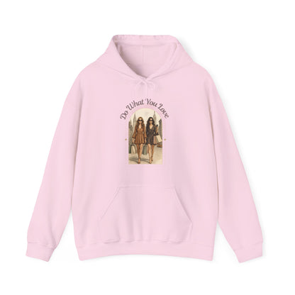 DO WHAT YOU LOVE- Unisex Heavy Blend Hooded Sweatshirt (VARIETY OF COLORS)-“Trendy Boho Hoodie — Cozy Casual for Free Spirits”