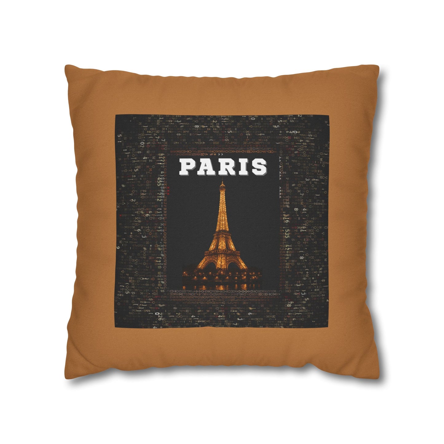 PARIS LIGHTS- Bohemian Design Square Pillowcase (COVER ONLY)"Pillow Talk Just Got an Upgrade"