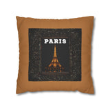 PARIS LIGHTS- Bohemian Design Square Pillowcase (COVER ONLY) - Artistic Home Decor