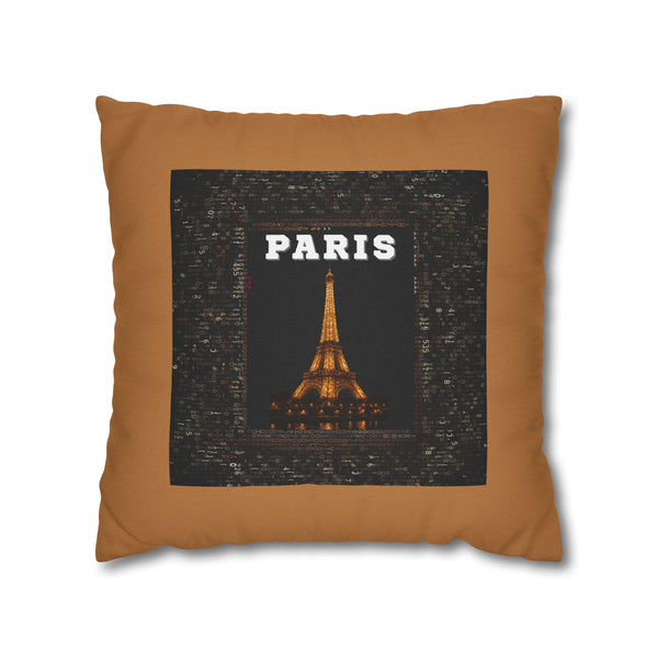 PARIS LIGHTS- Bohemian Design Square Pillowcase (COVER ONLY) - Artistic Home Decor