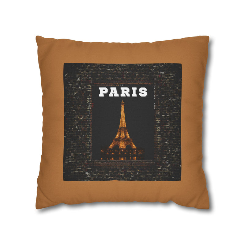 PARIS LIGHTS- Bohemian Design Square Pillowcase (COVER ONLY) - Artistic Home Decor