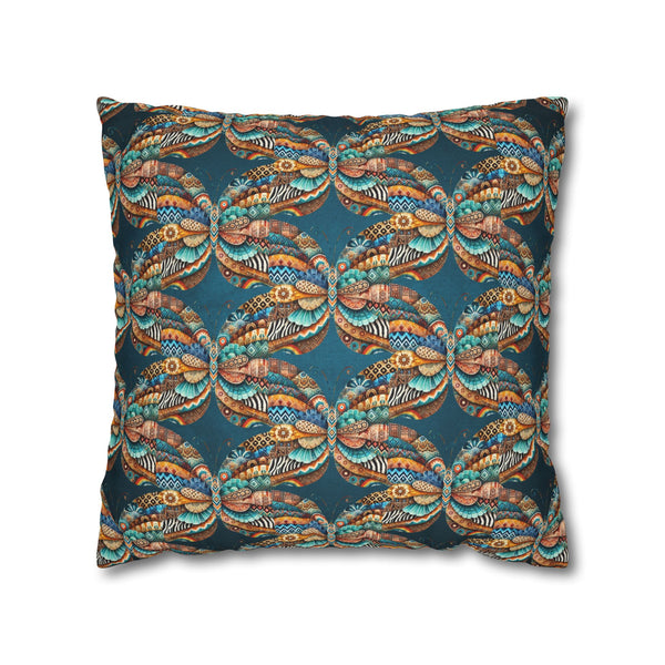ABSTRACT COLLAGE-Bohemian Design Square Pillowcase (COVER ONLY) - Artistic Home Decor