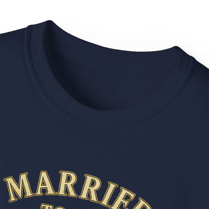MARRIED TO THE HUSTLE- T Shirt (Variety Of Dark Colors) "Committed To The Grind"