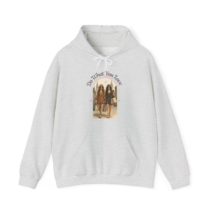 DO WHAT YOU LOVE- Unisex Heavy Blend Hooded Sweatshirt (VARIETY OF COLORS)-“Trendy Boho Hoodie — Cozy Casual for Free Spirits”