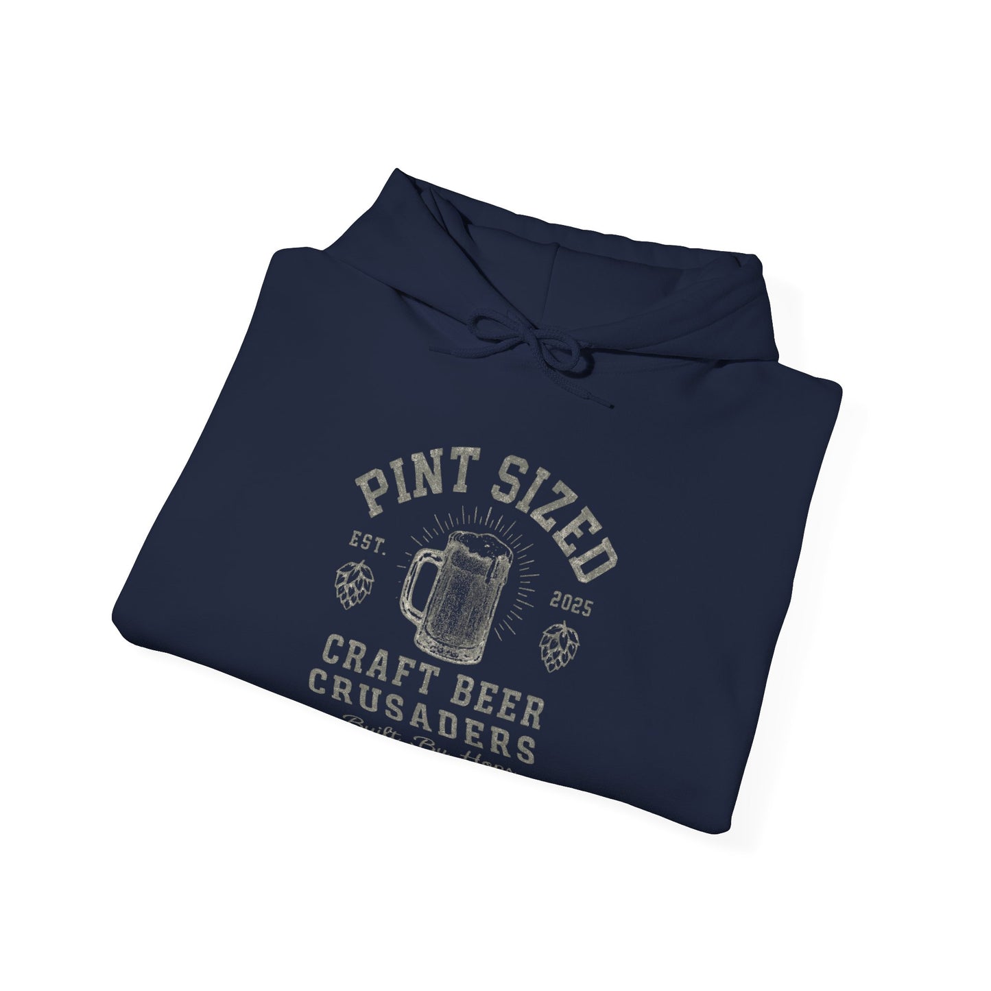 PINT SIZE CRAFT BEER CRUSADERS- Unisex Heavy Blend Hooded Sweatshirt