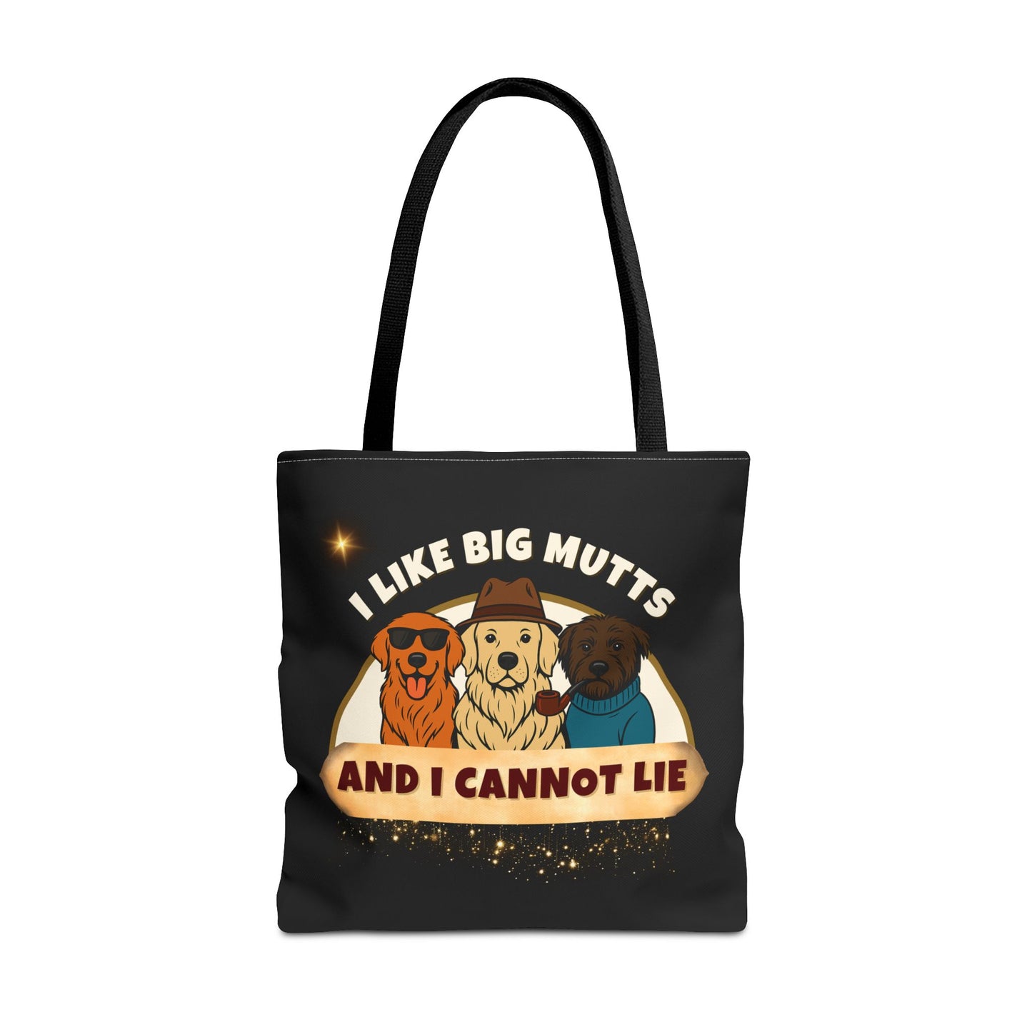 "I LIKE BIG MUTTS AND I CANNOT LIE- AOP Tote Bag "Legendary Truth"