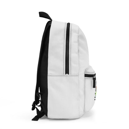 HATE THE GAME, NOT THE RIZZ - Empire Backpack (WHITE)"SnarkMouth Backpack – Modern Streetwear Look"