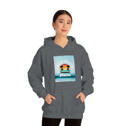 California Retro -Unisex Heavy Blend Hooded Sweatshirt (VARIETY OF COLORS)-“Trendy West Coast Hoodie — Top Pick Streetwear”