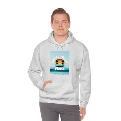 California Retro -Unisex Heavy Blend Hooded Sweatshirt (VARIETY OF COLORS)-“Trendy West Coast Hoodie — Top Pick Streetwear”