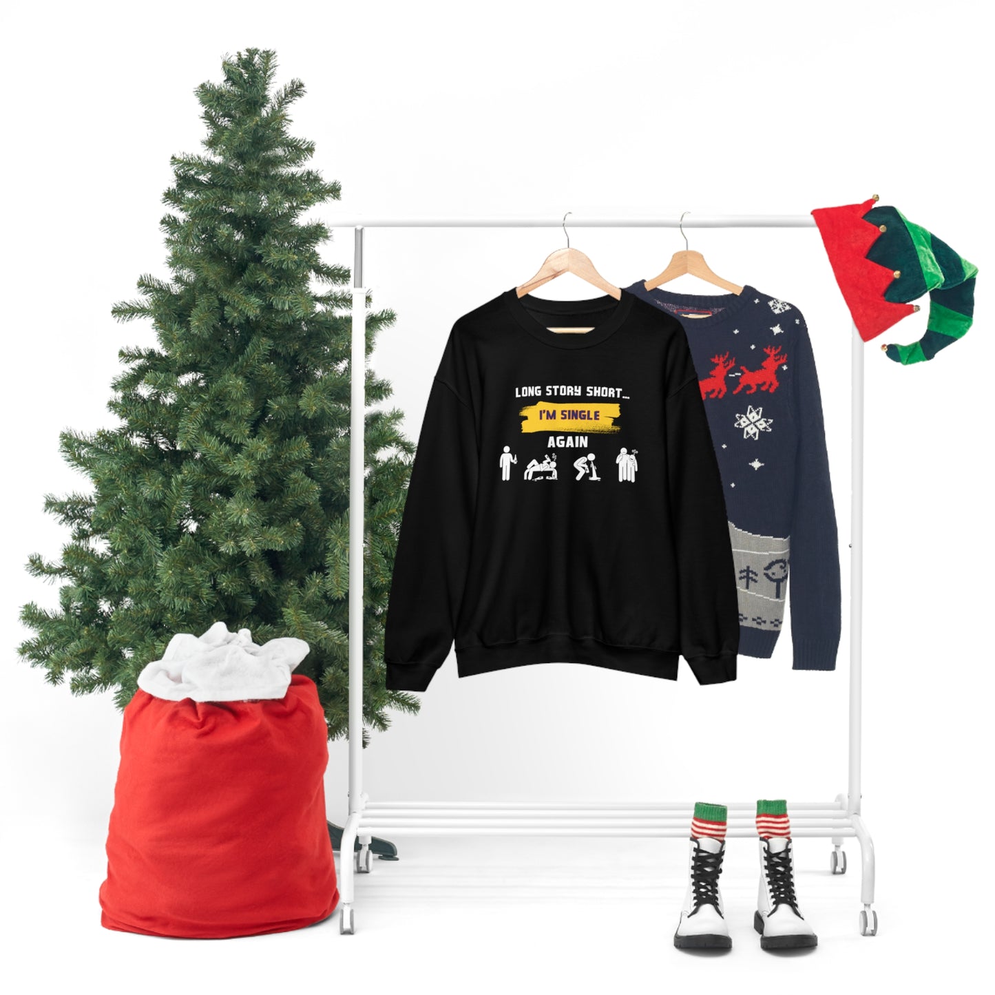 LONG STORY SHORT- Unisex Heavy Blend Crewneck Sweatshirt (VARIETY OF COLORS)