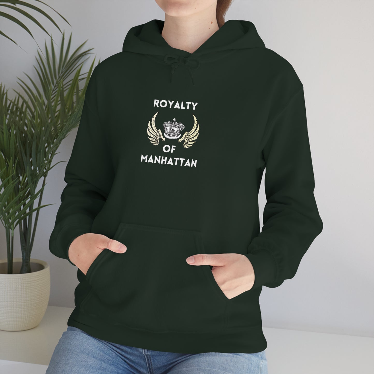 ROYALTY OF MANHATTAN -Unisex Heavy Blend Hooded Sweatshirt (VARIETY OF COLORS) -“Cozy But Make It Streetwear Fancy”