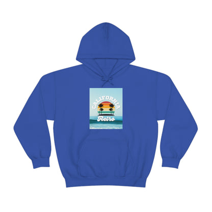 California Retro -Unisex Heavy Blend Hooded Sweatshirt (VARIETY OF COLORS)-“Trendy West Coast Hoodie — Top Pick Streetwear”