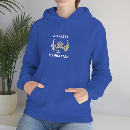 ROYALTY OF MANHATTAN -Unisex Heavy Blend Hooded Sweatshirt (VARIETY OF COLORS) -“Cozy But Make It Streetwear Fancy”