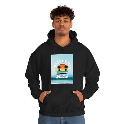 California Retro -Unisex Heavy Blend Hooded Sweatshirt (VARIETY OF COLORS)-“Trendy West Coast Hoodie — Top Pick Streetwear”