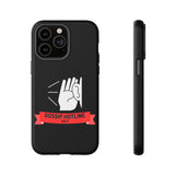 GOSSIP HOTLINE-Tough Phone Cases - Fits Most Phone Sizes!! (BLACK)