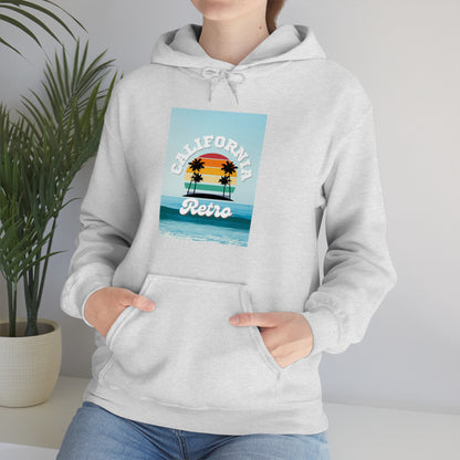 California Retro -Unisex Heavy Blend Hooded Sweatshirt (VARIETY OF COLORS)-“Trendy West Coast Hoodie — Top Pick Streetwear”