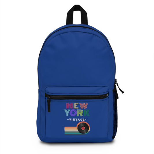 NEW YORK VINTAGE- Empire Backpack (Royal Blue)