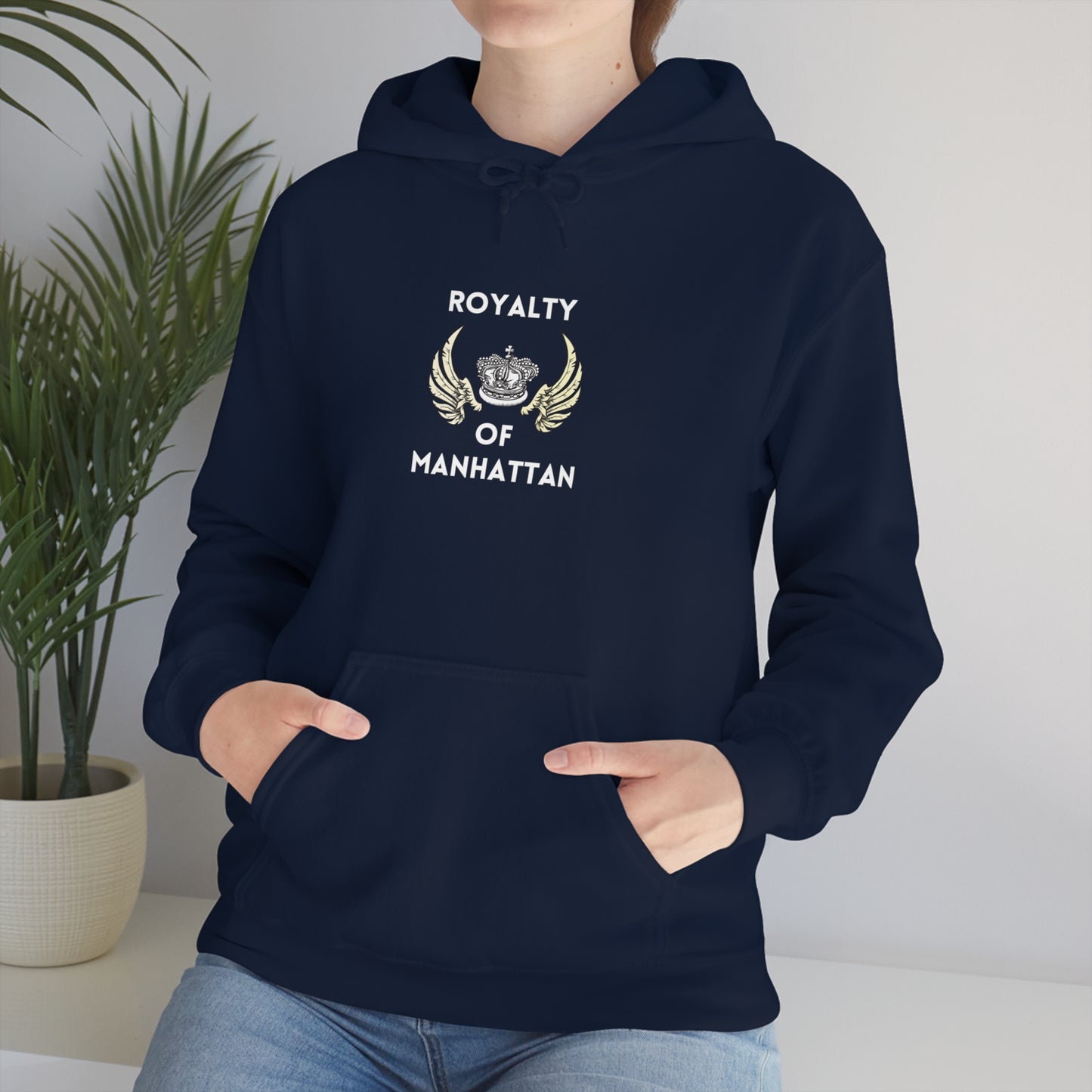 ROYALTY OF MANHATTAN -Unisex Heavy Blend Hooded Sweatshirt (VARIETY OF COLORS) -“Cozy But Make It Streetwear Fancy”