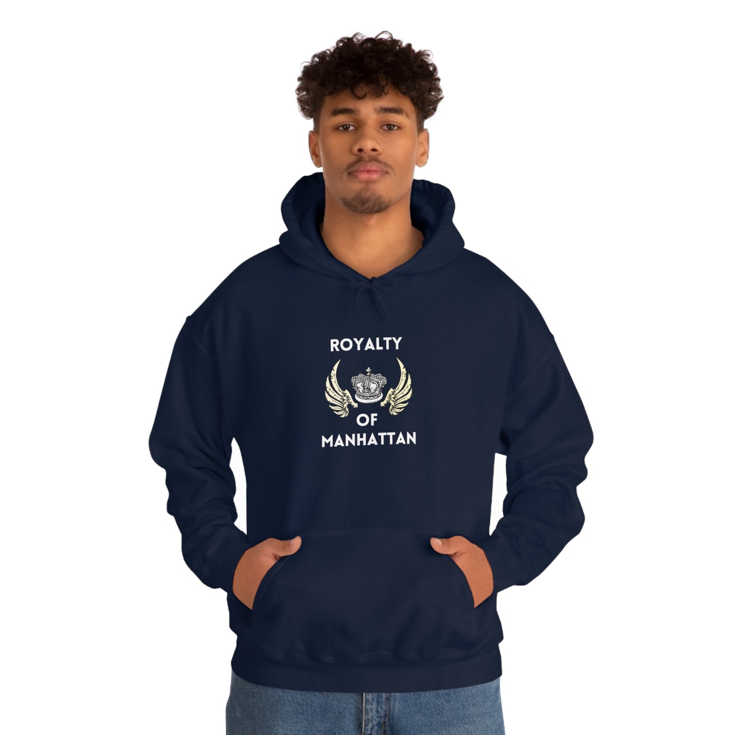 ROYALTY OF MANHATTAN -Unisex Heavy Blend Hooded Sweatshirt (VARIETY OF COLORS) -“Cozy But Make It Streetwear Fancy”