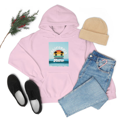 California Retro -Unisex Heavy Blend Hooded Sweatshirt (VARIETY OF COLORS)-“Trendy West Coast Hoodie — Top Pick Streetwear”