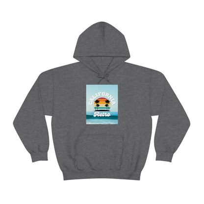 California Retro -Unisex Heavy Blend Hooded Sweatshirt (VARIETY OF COLORS)-“Trendy West Coast Hoodie — Top Pick Streetwear”